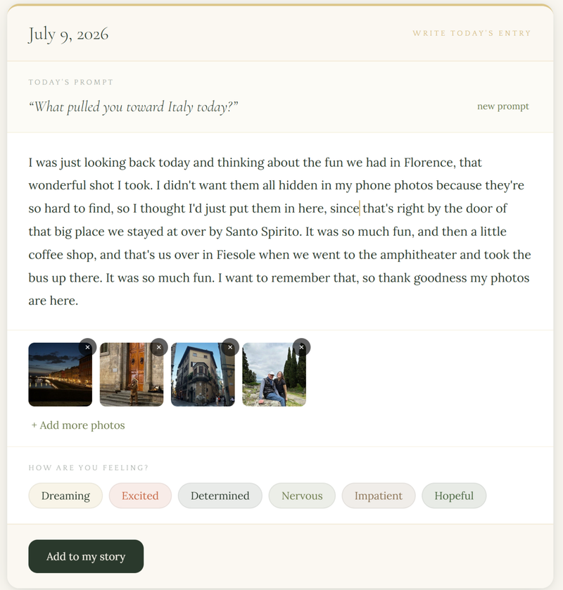 Your travel log